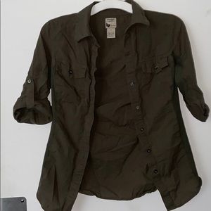 🔥Stretchy button up🔥